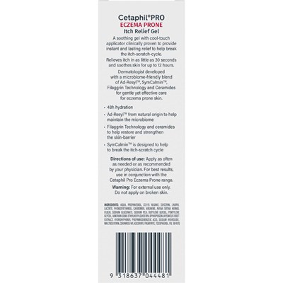 Cetaphil Pro Eczema Prone Itch Relief Gel
