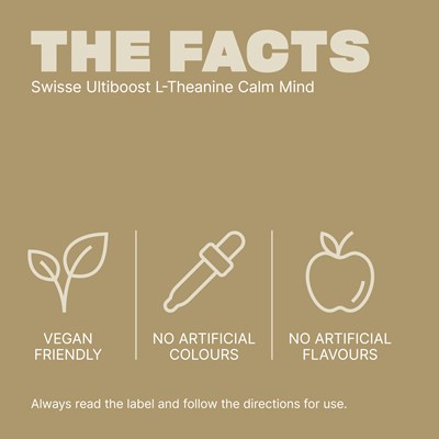 Swisse Ultiboost L-Theanine Calm Mind 50 Capsules