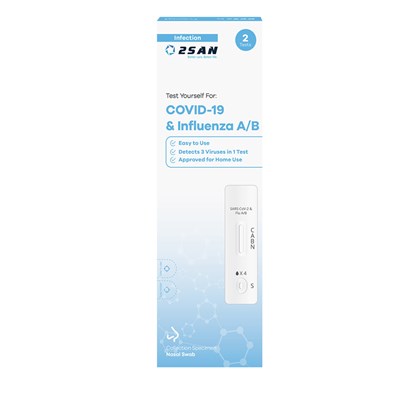 2San Covid-19 & Influenza A/B Test 2 Pack