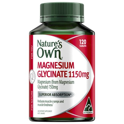 Nature's Own Magnesium Glycinate 1150mg 120 Tablets
