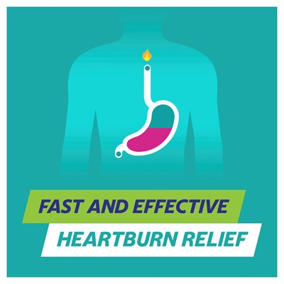 Gaviscon Chewing Gum Heartburn and Indigestion relief Cool Mint Flavour 20 Pack