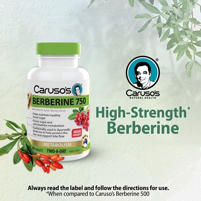 Caruso's Berberine 750 60 Tablets
