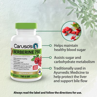 Caruso's Berberine 750 60 Tablets