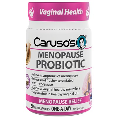 Caruso's Menopause Probiotic 60 Capsules