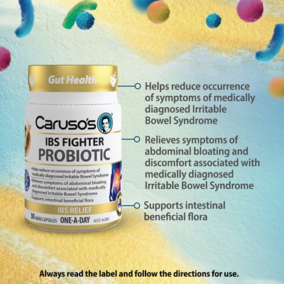 Caruso's IBS Fighter Probiotic 30 Capsules
