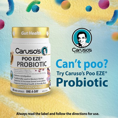 Caruso's Poo Eze Probiotic 60 Capsules