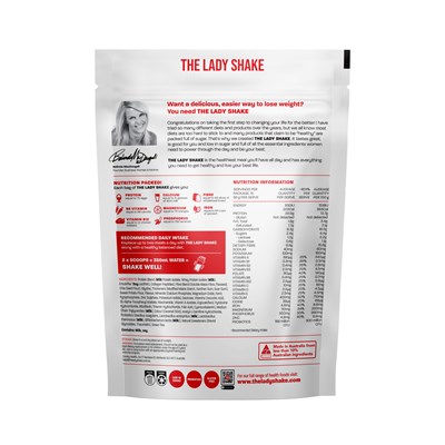 The Lady Shake Caramel 840g
