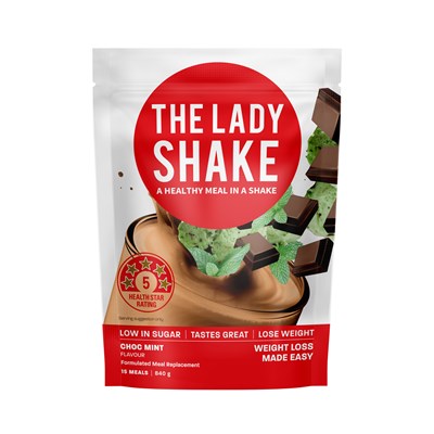 The Lady Shake Choc Mint 840g
