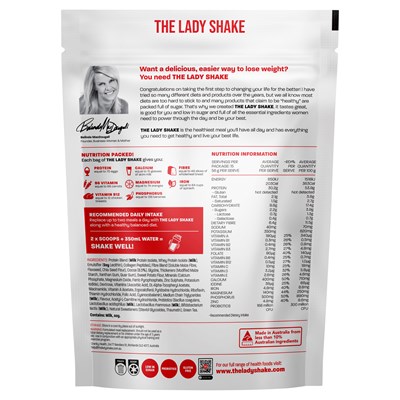 The Lady Shake Chocolate 840g