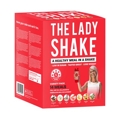 The Lady Shake Variety Box 14 Pack
