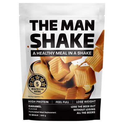 The Man Shake Caramel 840g
