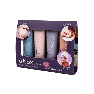 B.Box Body Mini Travel Starter Set 4 Piece x 60ml