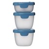 b.box Snack Tubs 3Pck Ocean