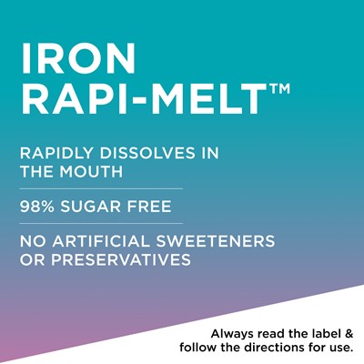 Blackmores Iron Rapi-Melt™ 60 Melts Tropical Flavour