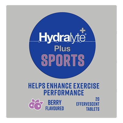 Hydralyte Plus Sport Berry 20 Effervescent Tablets