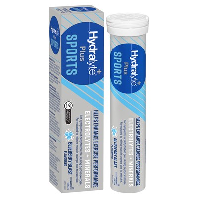 Hydralyte Plus Sport Blueberry Blast Effervescent Tablets