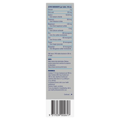 Hydralyte Plus Sport Blueberry Blast Effervescent Tablets