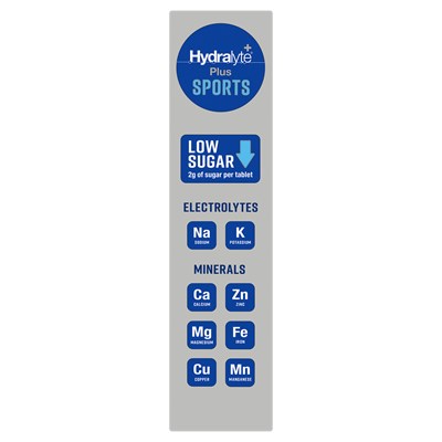 Hydralyte Plus Sport Blueberry Blast Effervescent Tablets