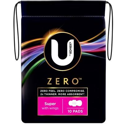U By Kotex Super with Wings 10 Pads