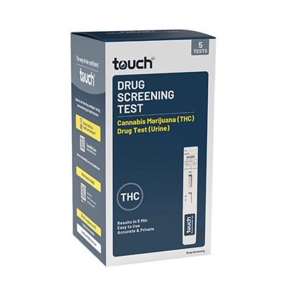 TouchBio Cannabis Marijuana (THC) Drug Screening Test (Urine) | 5 Tests