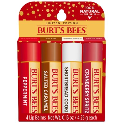 Burt's Bees Festive Fix 4 Pack