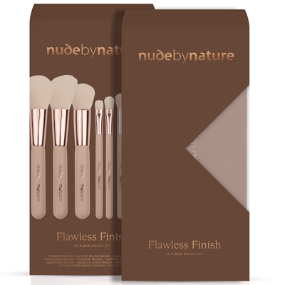 Nude By Nature Flawless Finish 10 Pc Brush Set