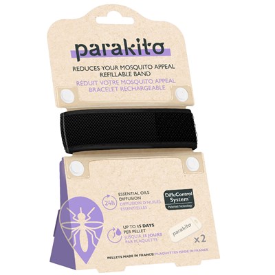 Para'Kito Black Wristband (1pc single)