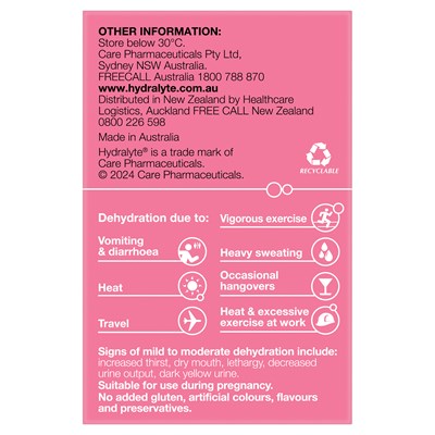 Hydralyte Powder Watermelon Burst 4.9g x 24 Sachets