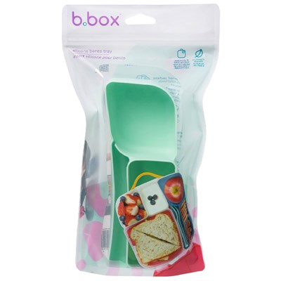 b.box Silicone Bento Tray Lunch Forest