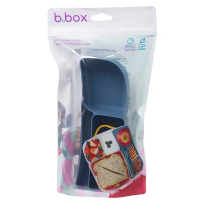 b.box Silicone Bento Tray Lunch Ocean