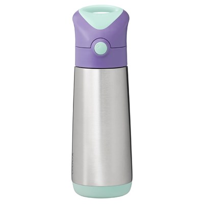 b.box Insulated Drink Bottle Lilac Pop 500mL
