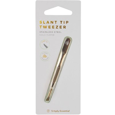 Simply Essential Tweezer Slant Tip Gold
