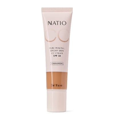 Natio Pure Mineral Dream Skin CC Cream SPF 50 - Cinnamon