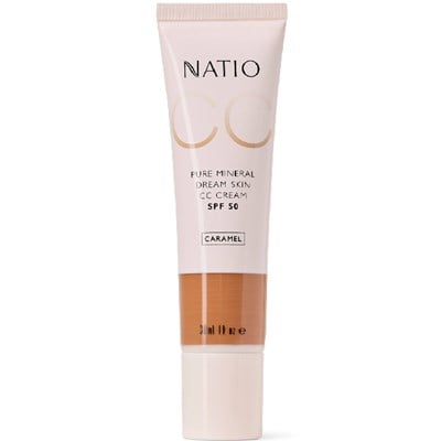 Natio Pure Mineral Dream Skin CC Cream SPF 50 - Caramel