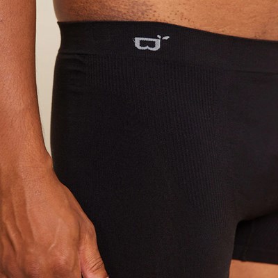 Boody Men's Seamfree Boxer Briefs Black (L)