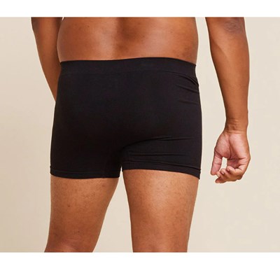Boody Men's Seamfree Boxer Briefs Black (L)