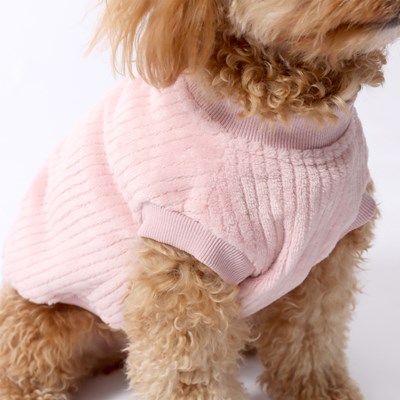 Frank Barker Velvet Lined Pink Corduroy Coat Medium