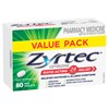 Zyrtec Rapid Acting Hayfever & Allergy Relief Antihistamine Mini Tablets 10mg 80 Pack